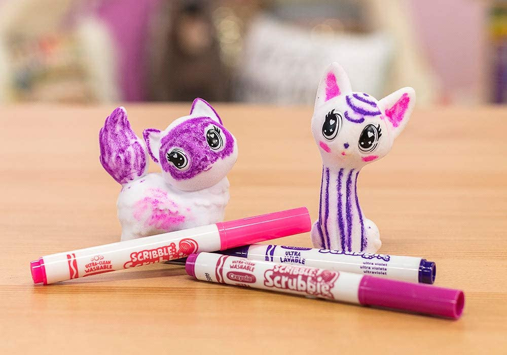 Crayola 74-7253 Scribble Scrubbie Pets, Cats