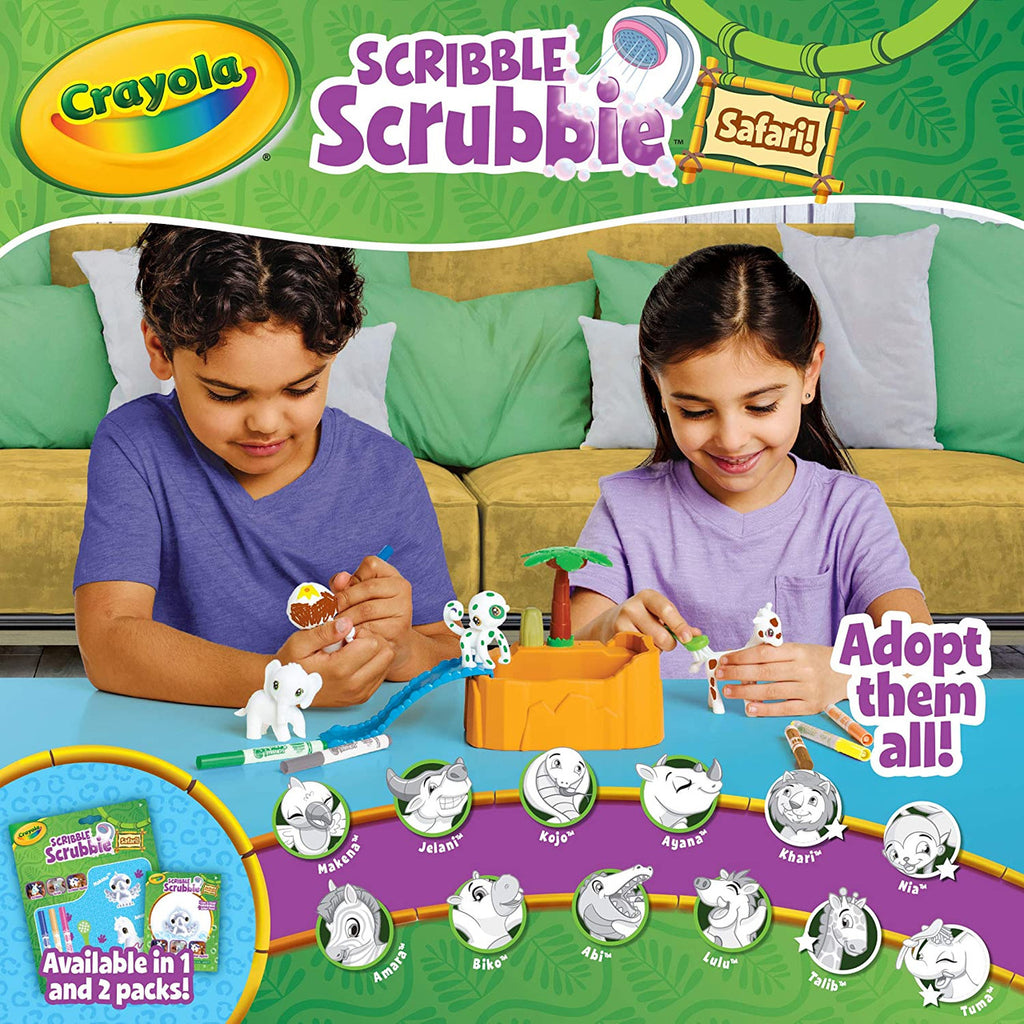 Crayola Scribble Scrubbie Safari, Oasis Set