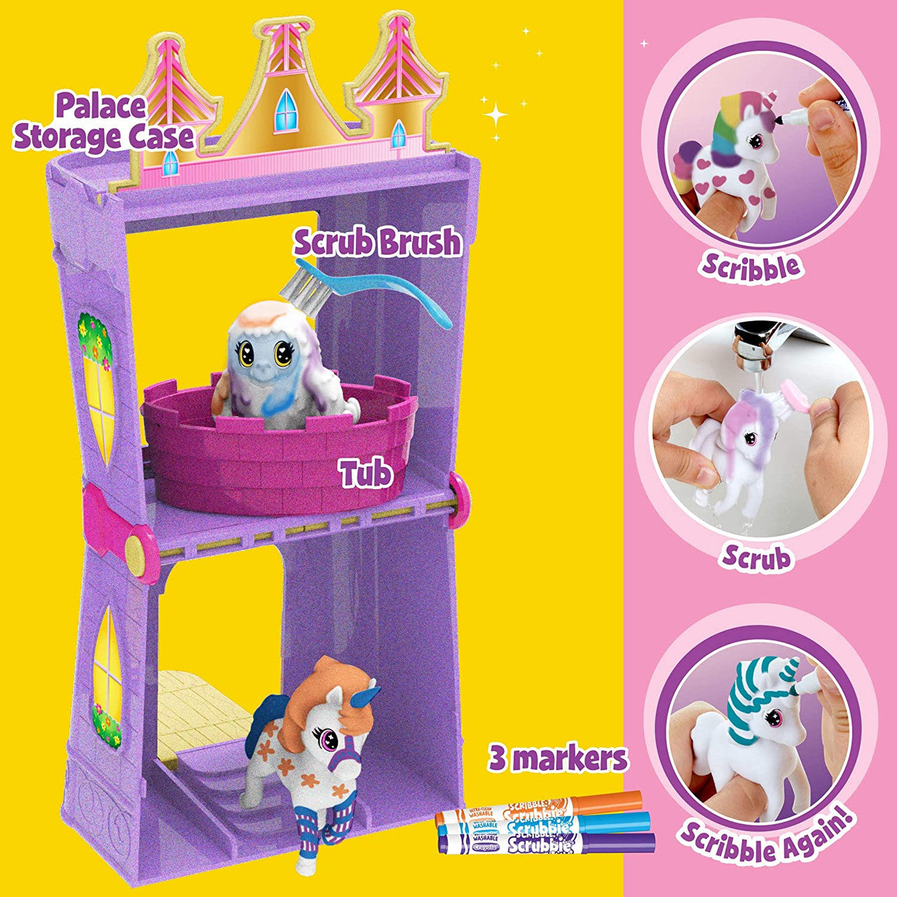 Crayola 74-7357 Scribble Scrubbie Peculiar Pets Palace