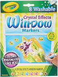 Crayola 8 ct. Washable Crystal Effects Window Markers
