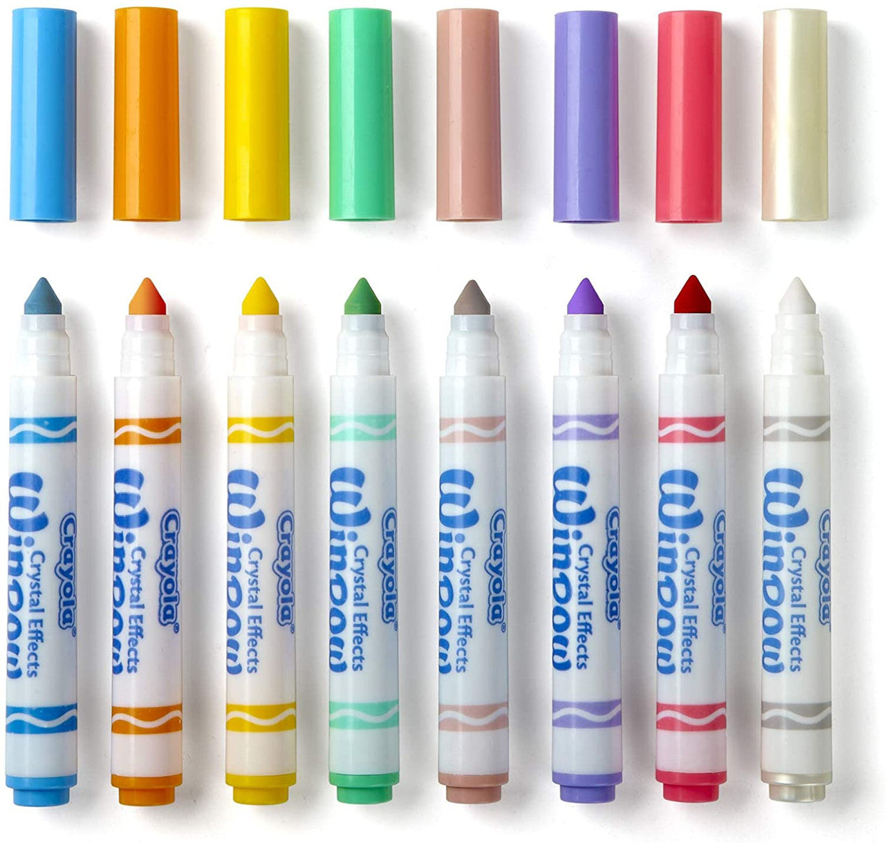 Crayola 8 ct. Washable Crystal Effects Window Markers