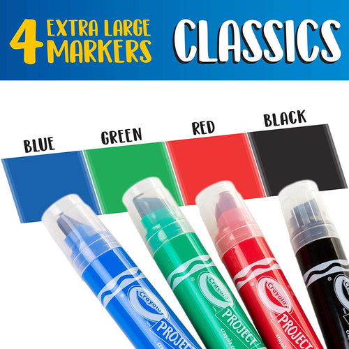 Crayola Crayola Project 4 ct. XL Poster Markers, Classic