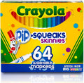 Crayola 64 ct. Washable Pip-Squeaks Skinnies Markers