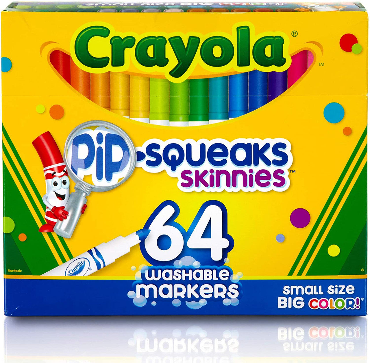 Crayola 64 ct. Washable Pip-Squeaks Skinnies Markers