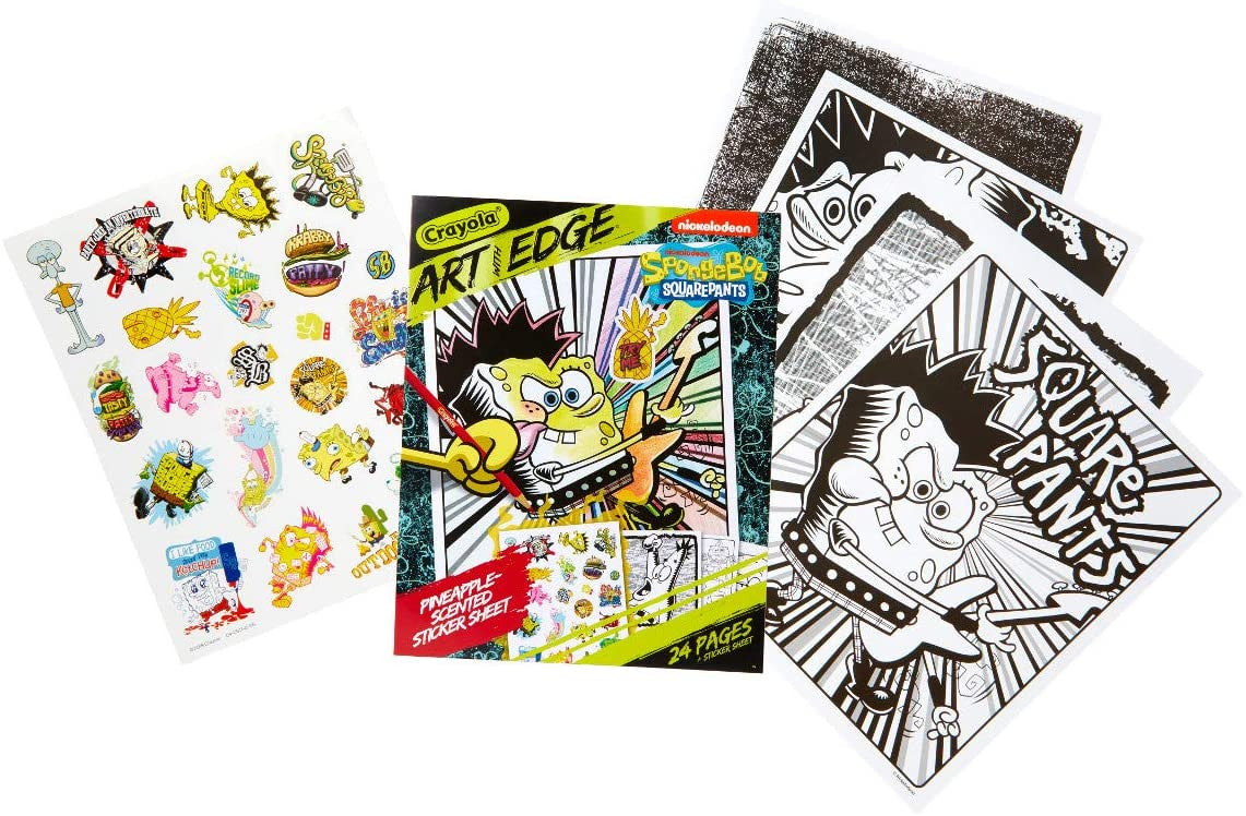 Crayola Art With Edge, SpongeBob SquarePants with Scented Stickers