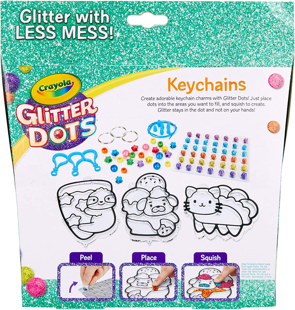 Crayola Glitter Dots Keychains