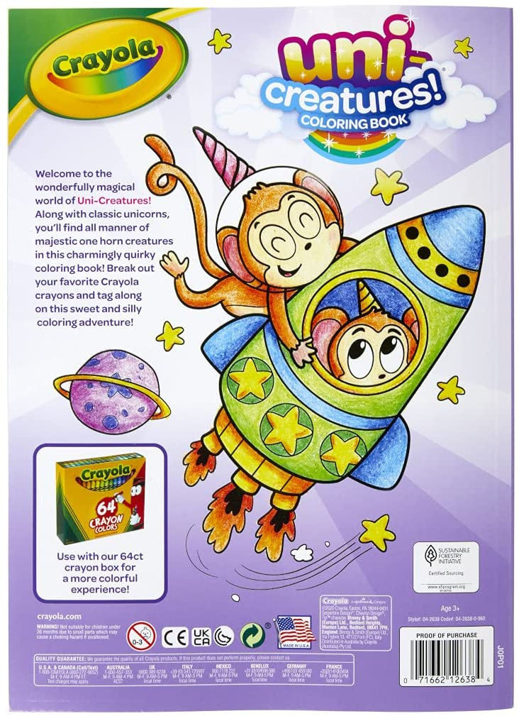 Crayola 04-2638 96 Page Coloring Book