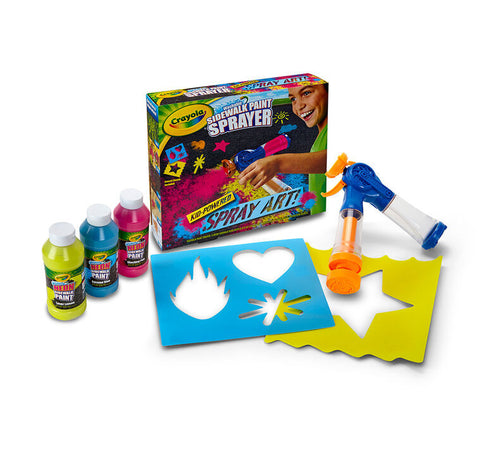 Crayola 13534 Washable Sidewalk Paint Sprayer Set