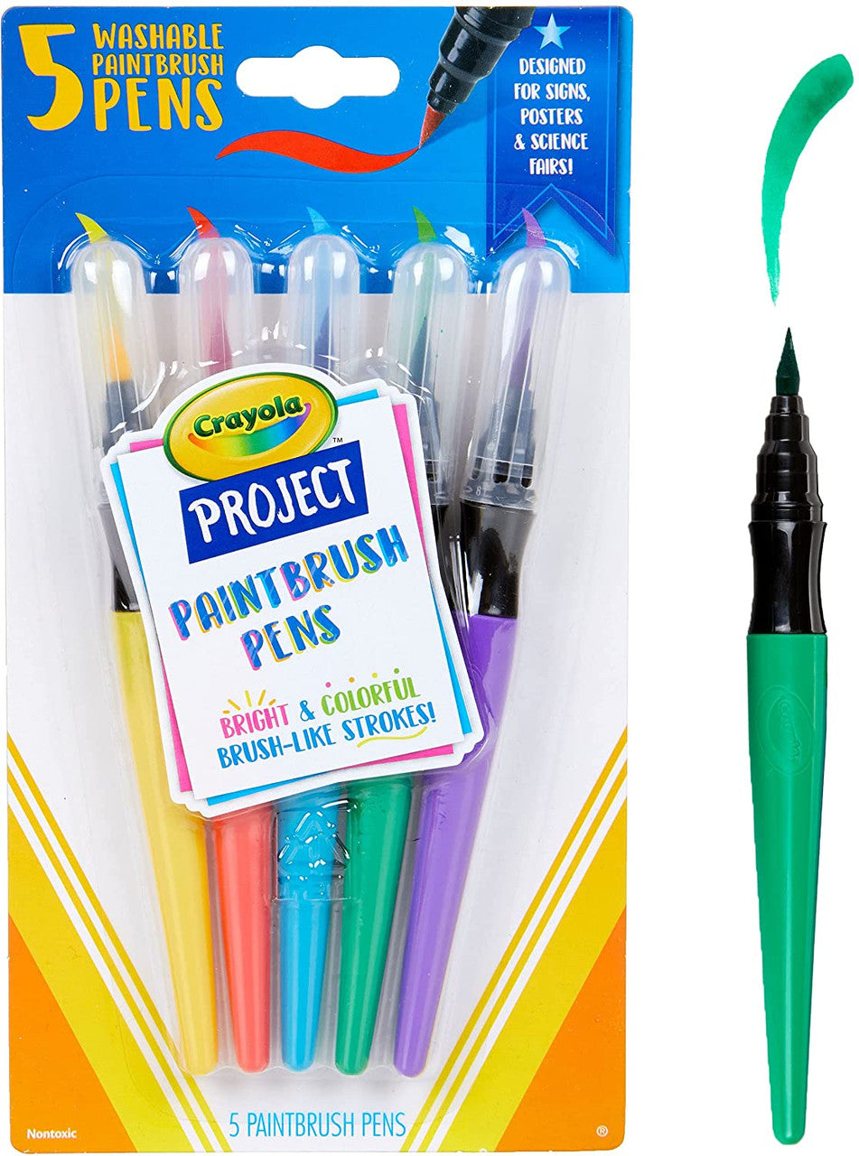 Crayola Crayola Project 5 ct. Paint Brush Pens
