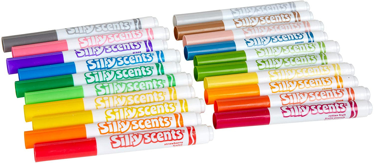 Crayola 20 ct. Silly Scents Sweet & Stinky, Washable, Broad Line Markers