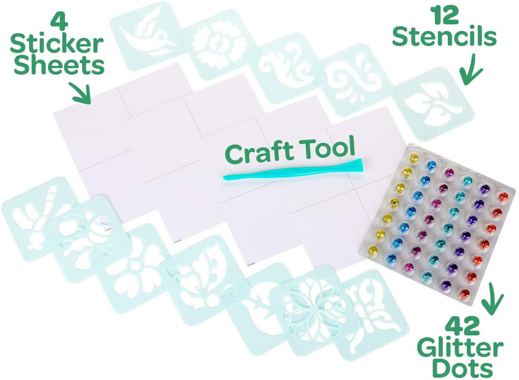 Crayola Glitter Dots Sticker Stencils