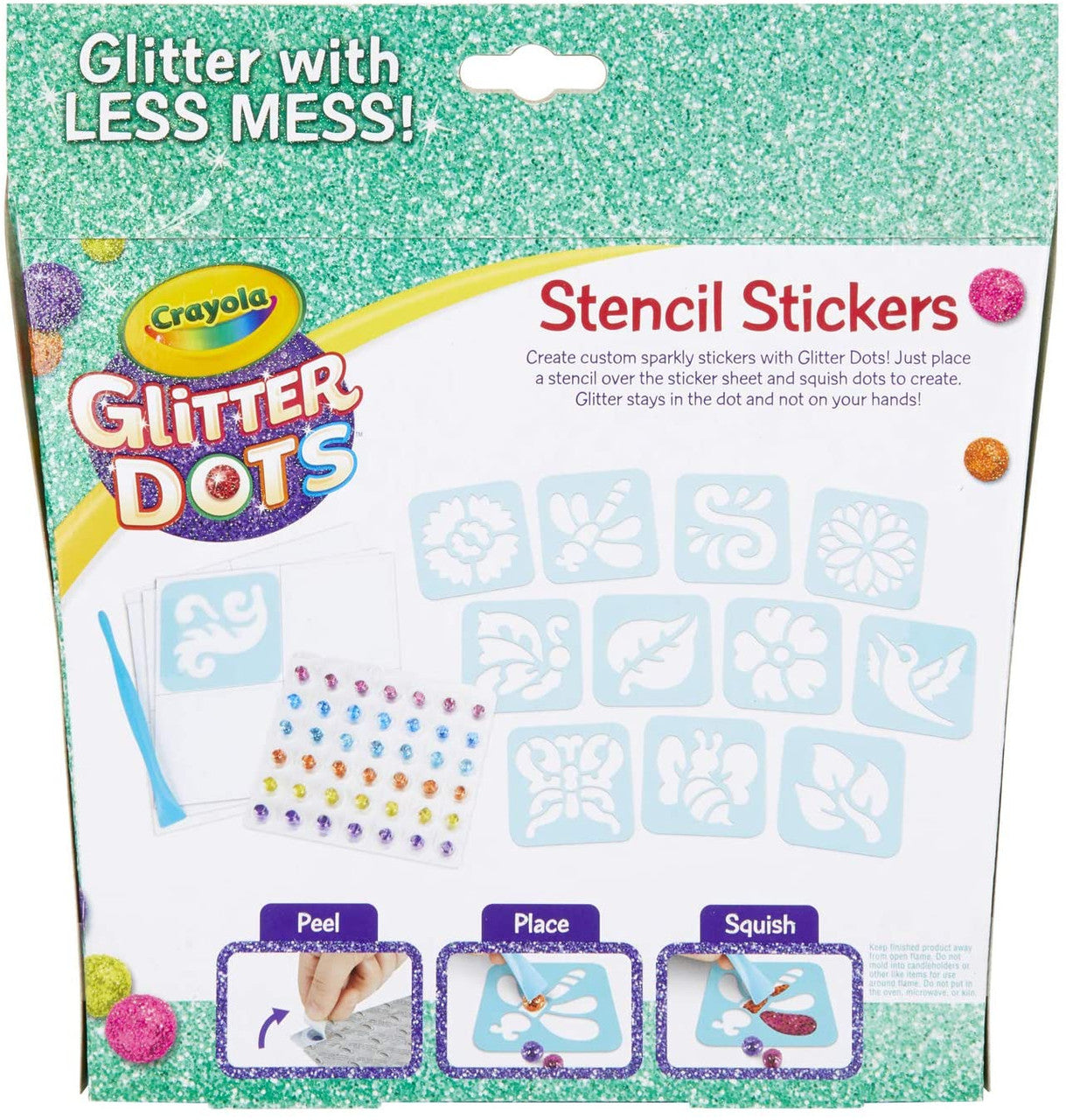 Crayola Glitter Dots Sticker Stencils
