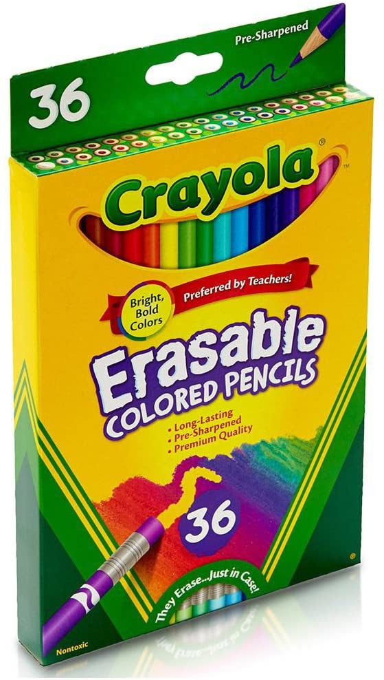Crayola 36 ct. Erasable Colored Pencils