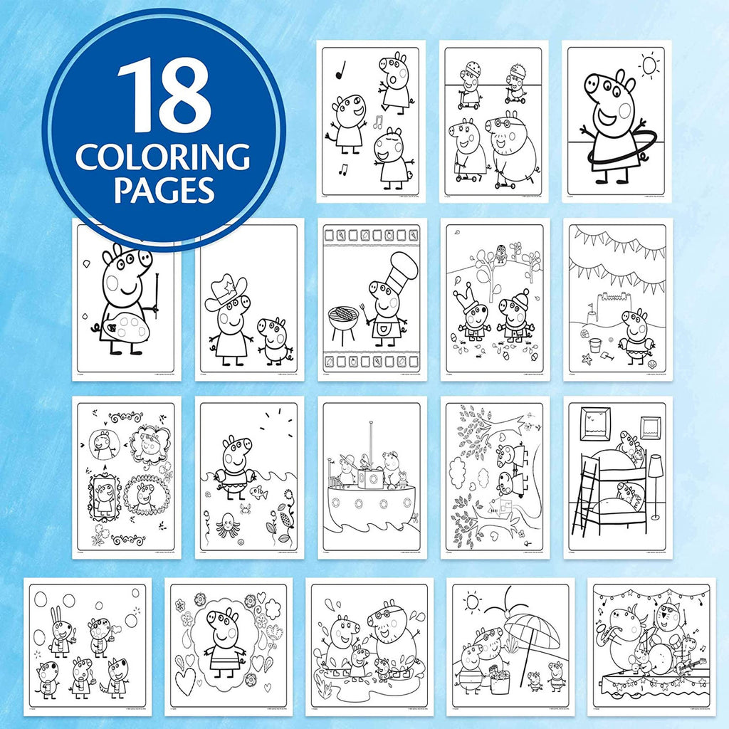 Crayola Color Wonder Coloring Pad & Markers, Peppa Pig