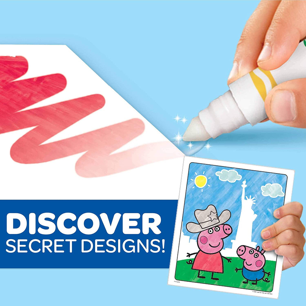 Crayola Color Wonder Coloring Pad & Markers, Peppa Pig