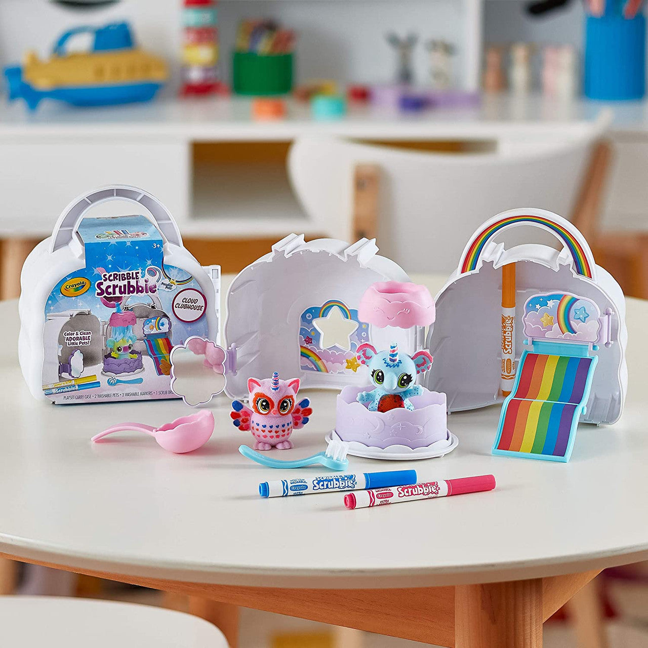Crayola 74-7427 Scribble Scrubbie Peculiar Pet Club House