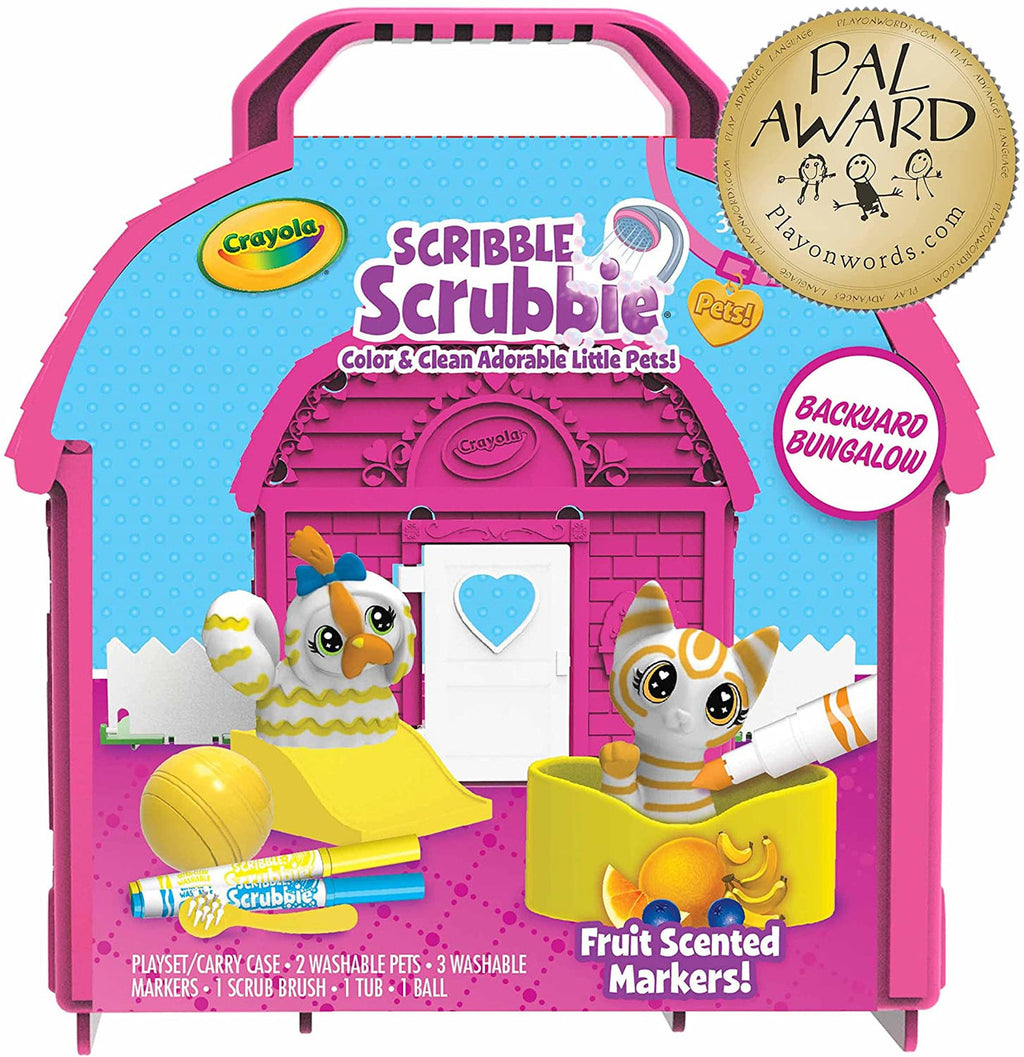 Crayola 74-7428 Scribble Scrubbie Backyard Bungalo