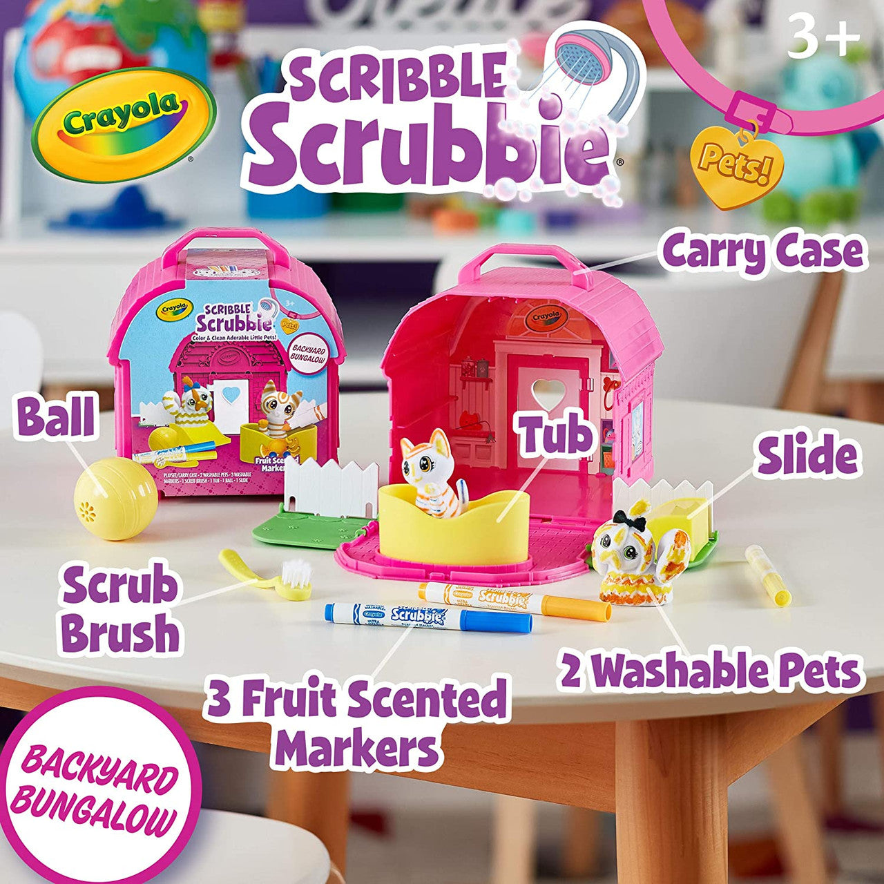 Crayola 74-7428 Scribble Scrubbie Backyard Bungalo