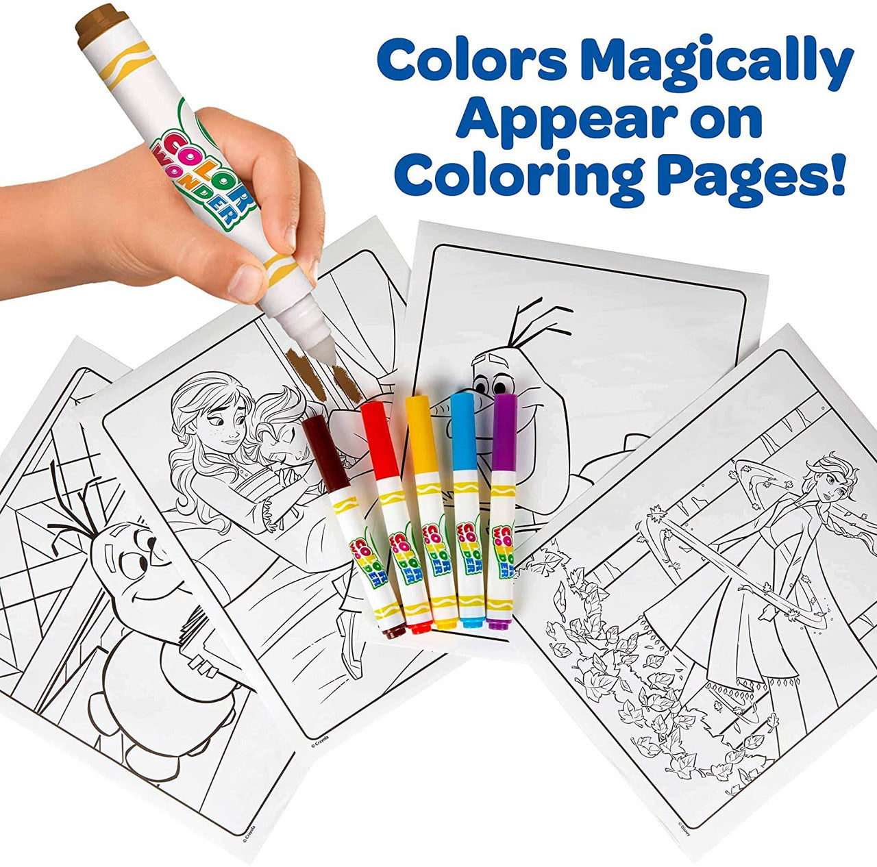 Crayola Color Wonder Coloring Pad & Markers, Frozen 2