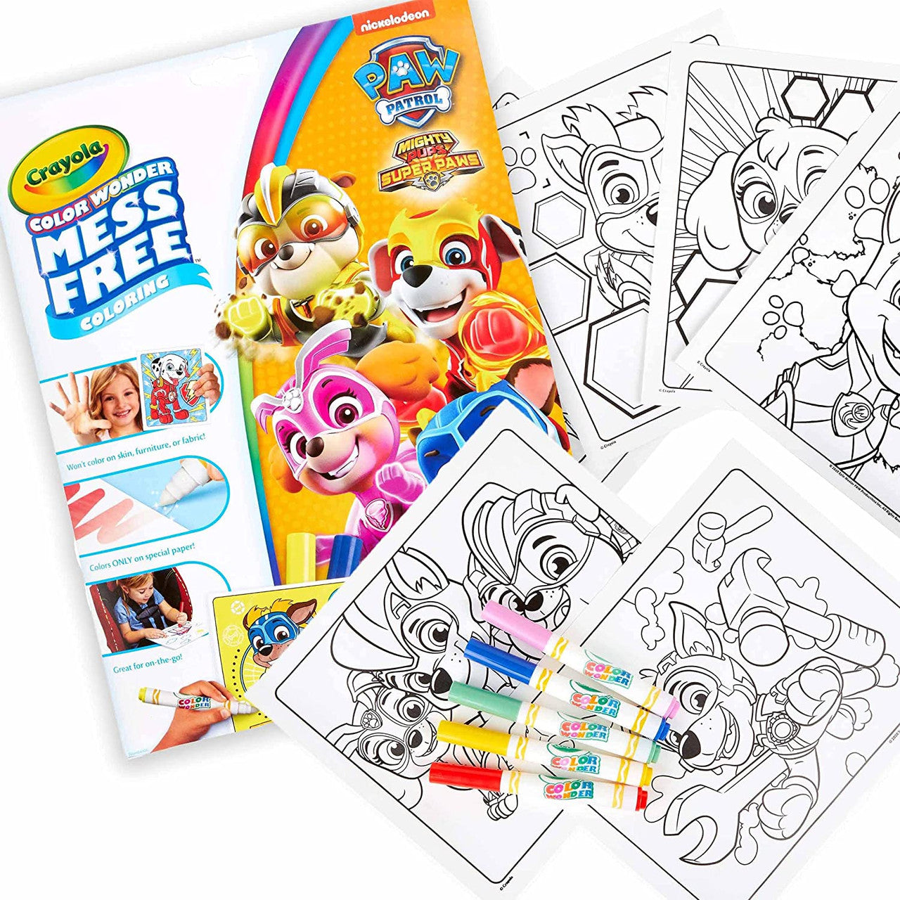 Crayola 75-7007 Color Wonder Coloring Pad & Markers, Paw Patrol