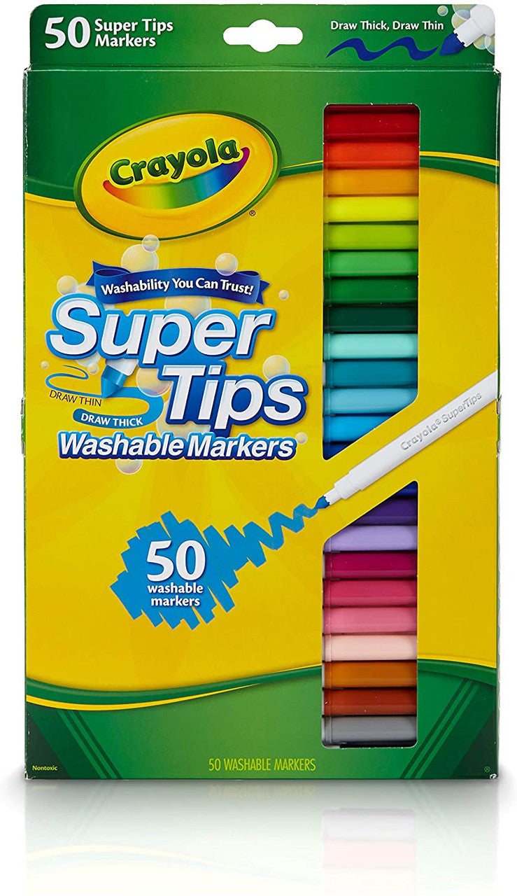 Crayola 58-5050 50 ct. Washable Super Tips Markers