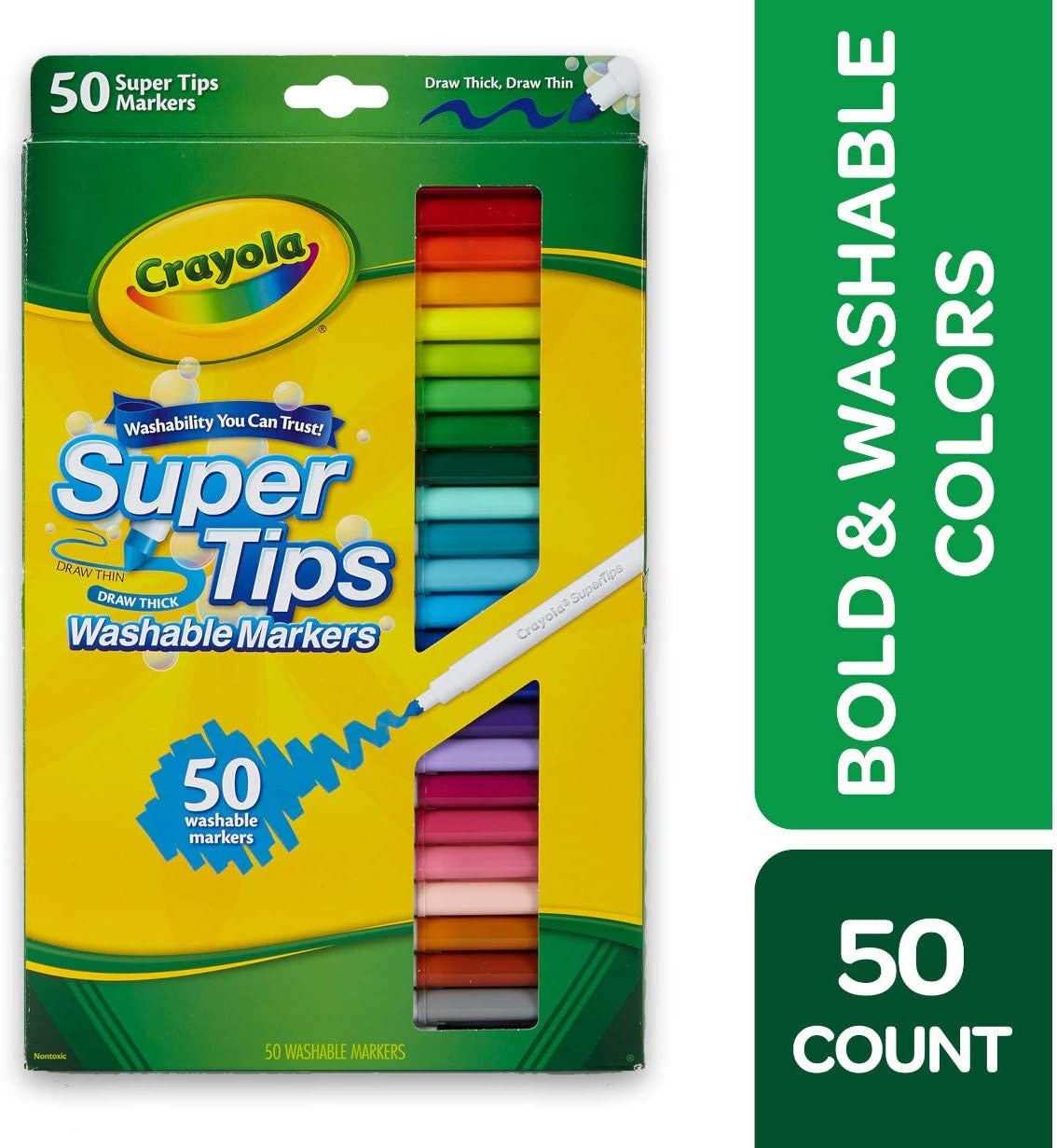 Crayola 58-5050 50 ct. Washable Super Tips Markers