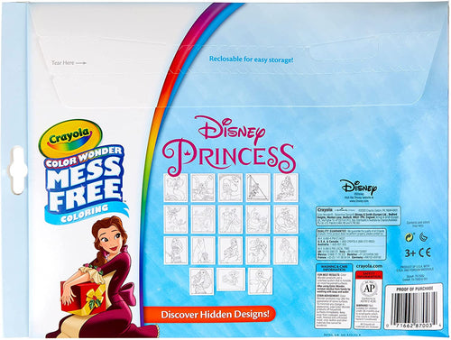 Crayola 75-7003 Color Wonder Coloring Pad & Markers, Princess