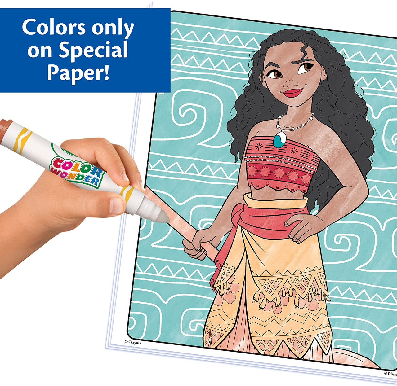 Crayola 75-7003 Color Wonder Coloring Pad & Markers, Princess