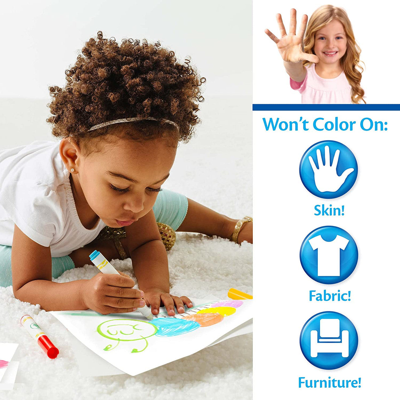 Crayola 75-7003 Color Wonder Coloring Pad & Markers, Princess