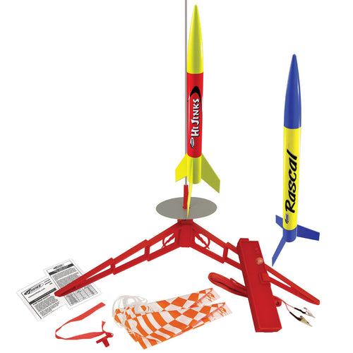 Estes 1499 Rascal/HiJinks Launch Set/2 Rockets E2X