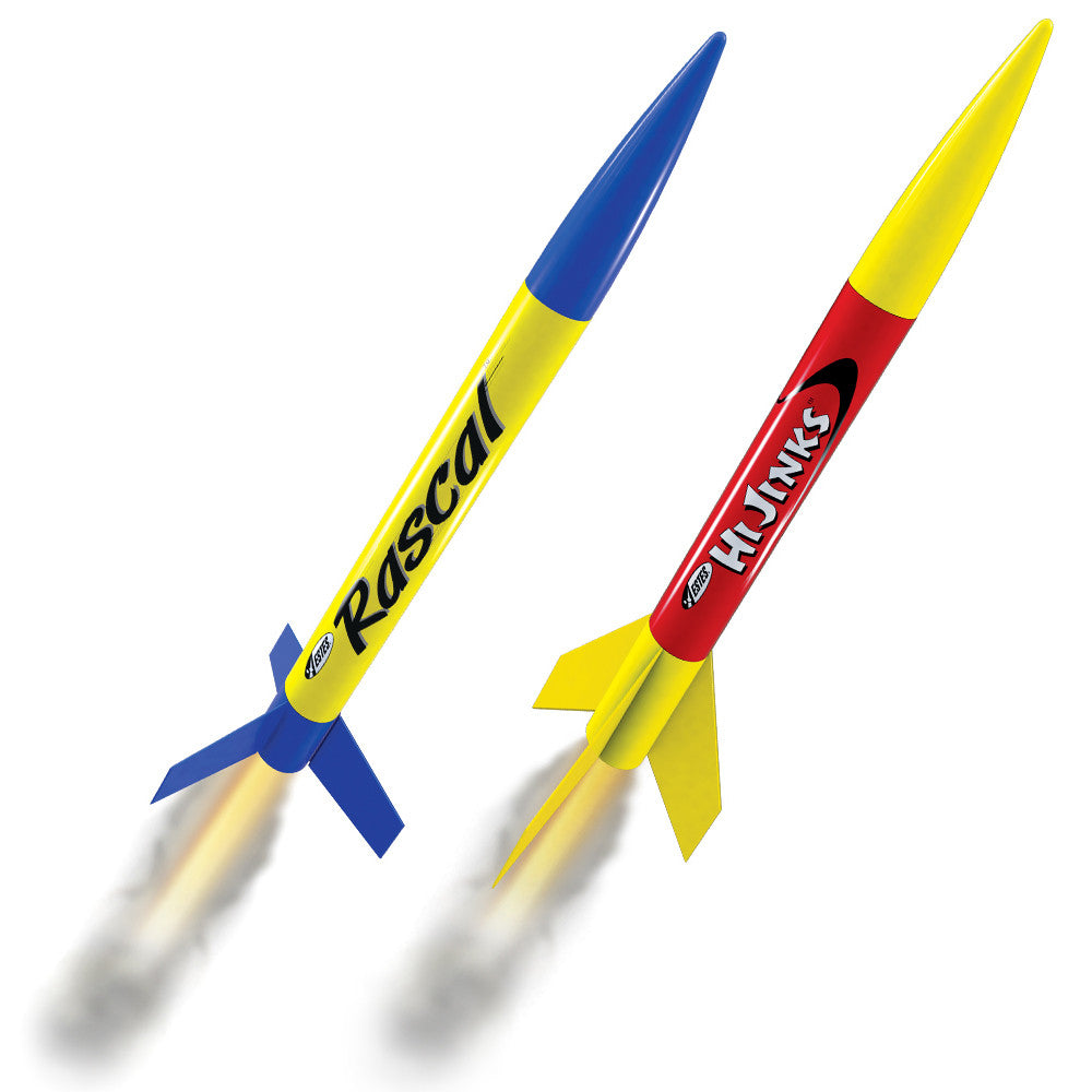 Estes 1499 Rascal/HiJinks Launch Set/2 Rockets E2X