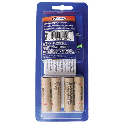 Estes 1510 A10-0T Engines - 4 Pack