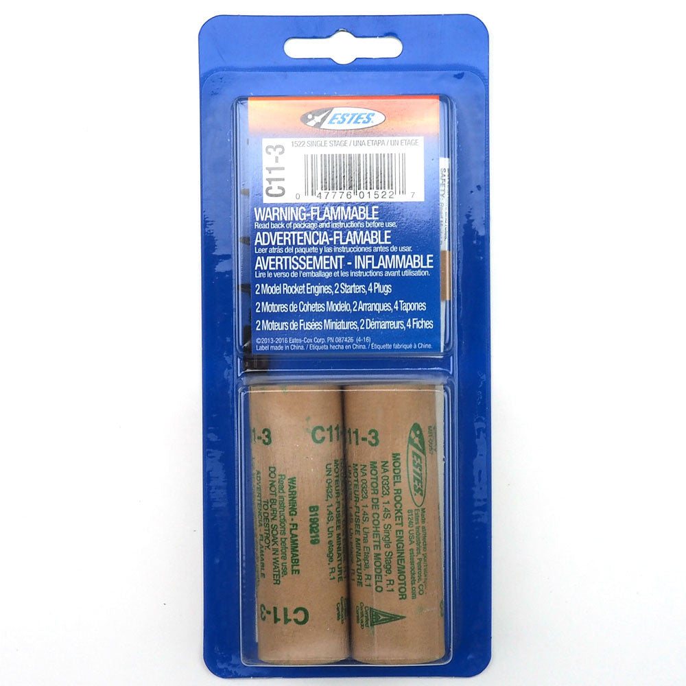 Estes 1522 C11-3 Engines - 2 Pack