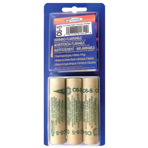 Estes 1614 C6-5 Engines - 3 Pack