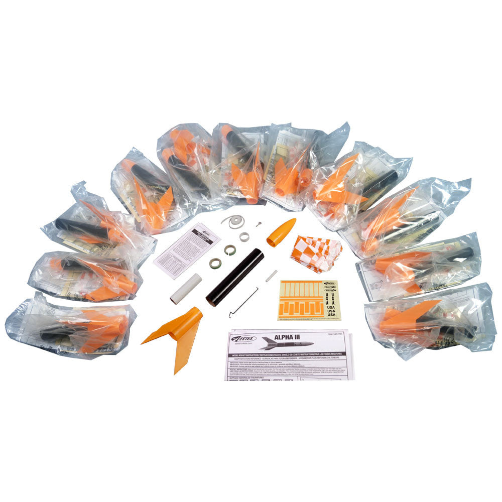 Estes 1751 Alpha III Bulk Pack E2X - 12 Pack