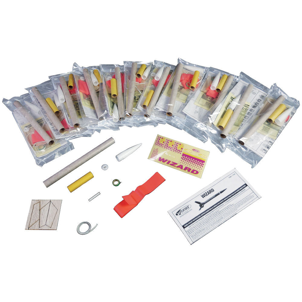 Estes 1754 Wizard Bulk Pack - Skill 1 - 12 Pack