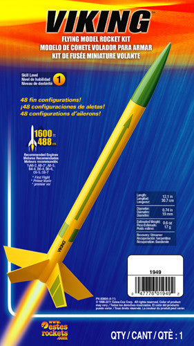 Estes 1949 Viking Rocket - Skill 1