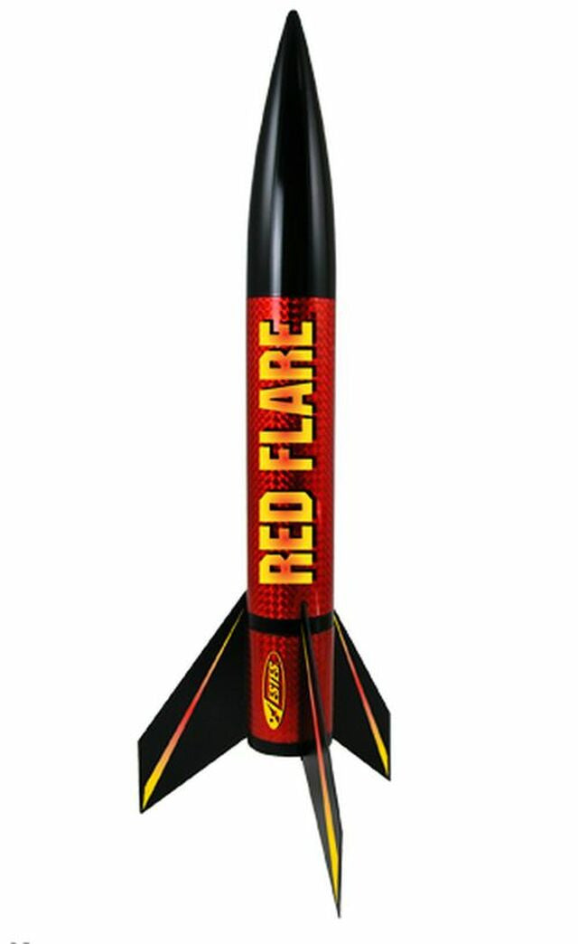 Estes 1954 Red Flare Rocket E2X