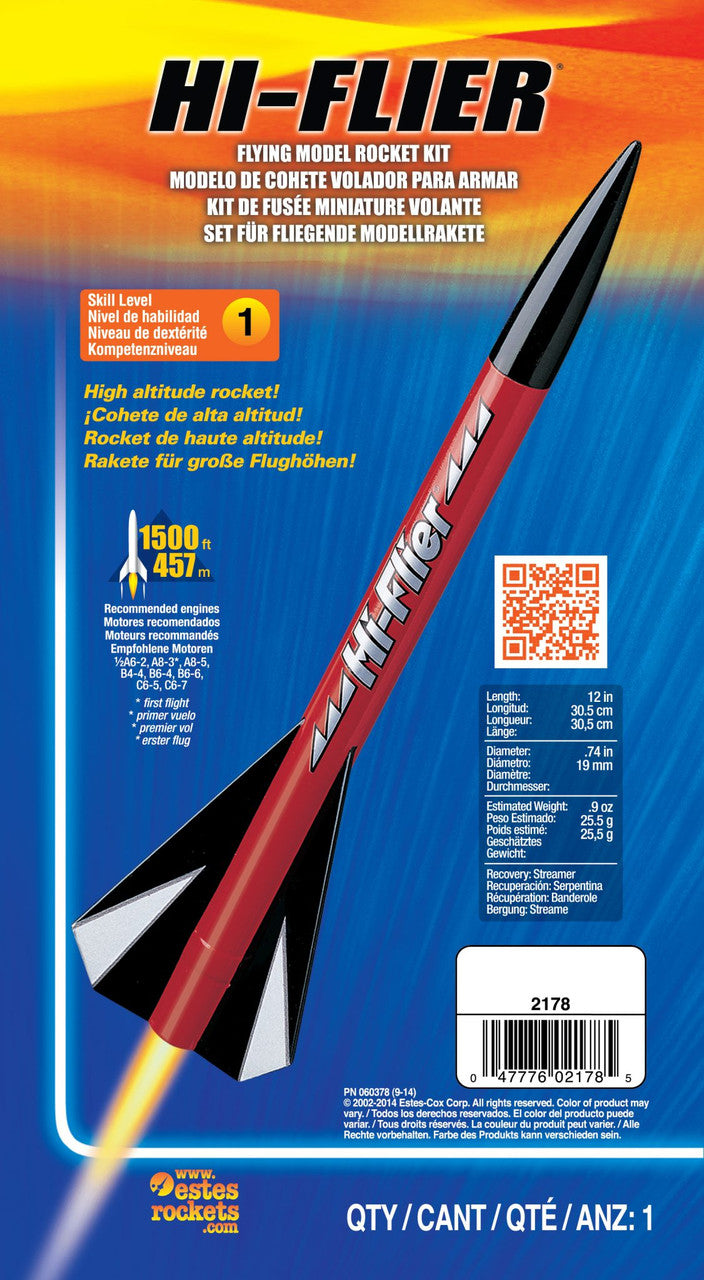 Estes 2178 Hi-Flier Rocket - Skill 1