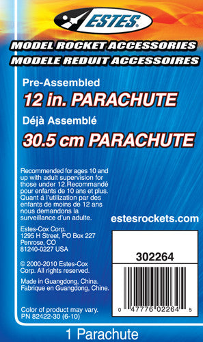 Estes 2264 12'' Parachute