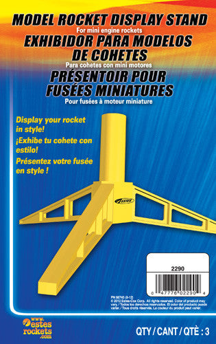 Estes 2290 Mini Engine Model Rocket Display Stand