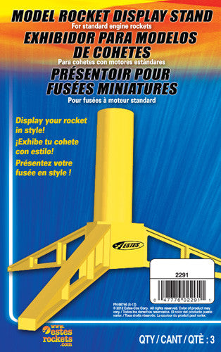 Estes 2291 Standard Engine Model Rocket Display Stand