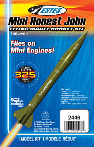 Estes 2446 Mini Honest John Rocket - Skill 1
