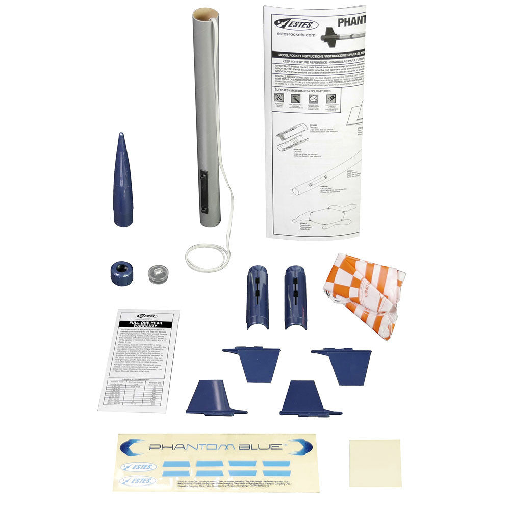 Estes 2483 Phantom Blue Rocket ARF