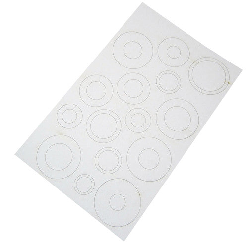 Estes 3179 Laser Cut Centering Rings & Paper Adapters - 4 Pack