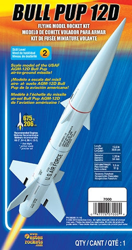 Estes 7000 Bull Pup 12D Rocket - Skill 2