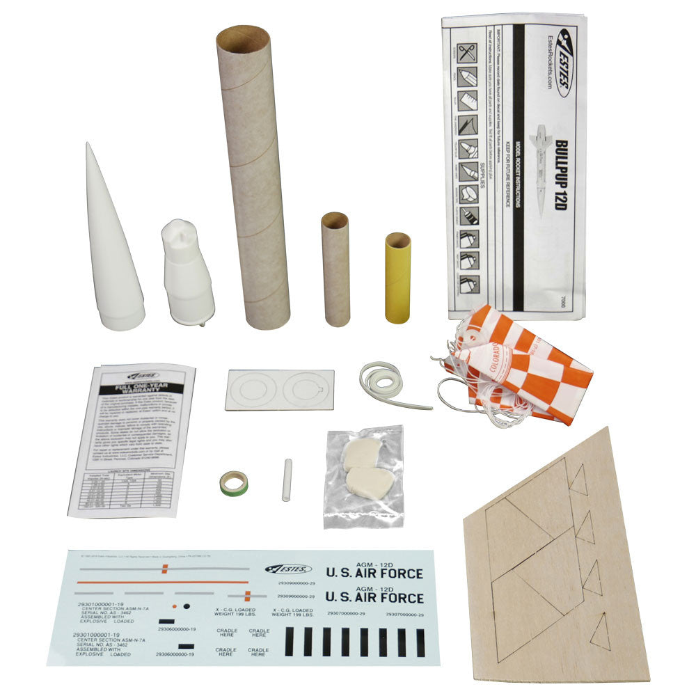 Estes 7000 Bull Pup 12D Rocket - Skill 2