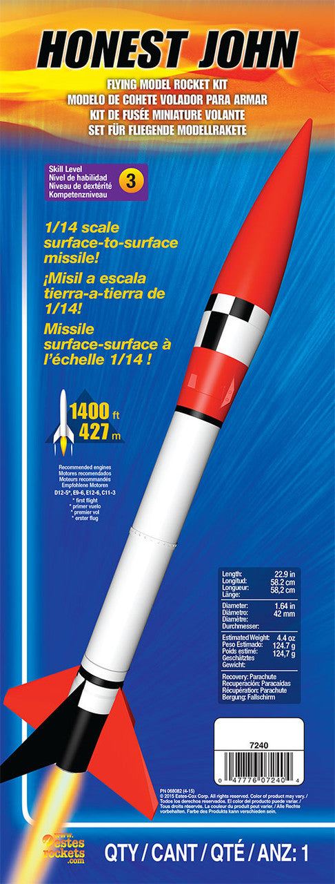 Estes 7240 Honest John Scale Rocket - Skill 3