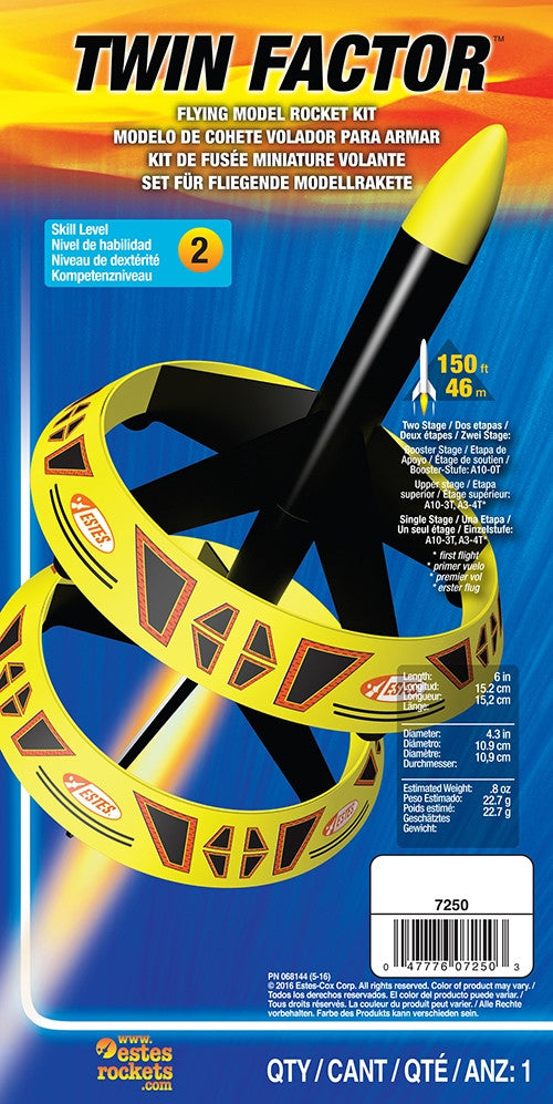 Estes 7250 Twin Factor 2-Stage Rocket - Skill 3