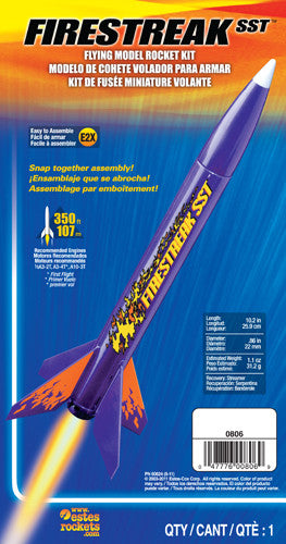 Estes 806 Firestreak SST/Snap Rocket E2X